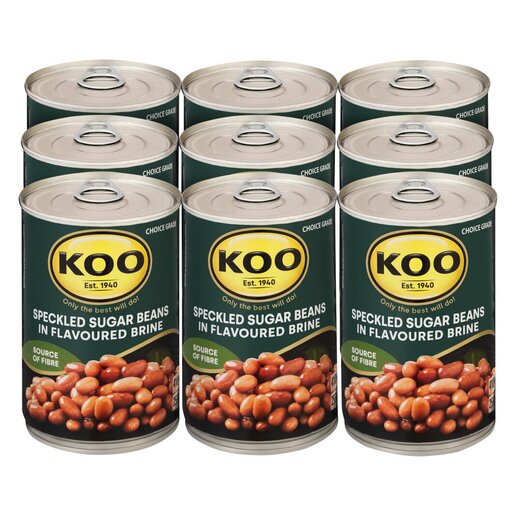 KOO SUGAR BEANS 12X410G TRAY KOO SUGAR BEANS 12X410G TRAY