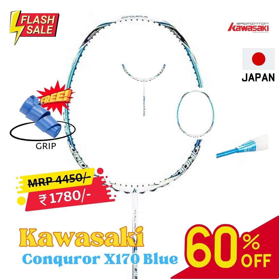 Kawasaki Conqueror-X170 BLUE Badminton Racquet