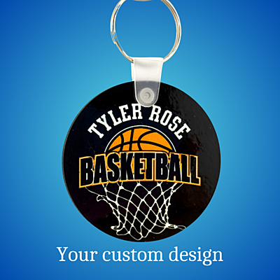 2" Round Key Ring – Tyler Rose Special Olympics Basketball Fundraiser front