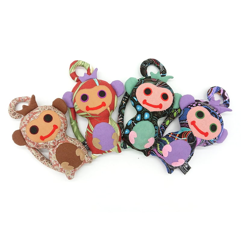 Khỉ Luky - Thủ Công Nhồi Bông, Vải Cotton Khỉ Luky - Thủ Công Nhồi Bông, Vải Cotton