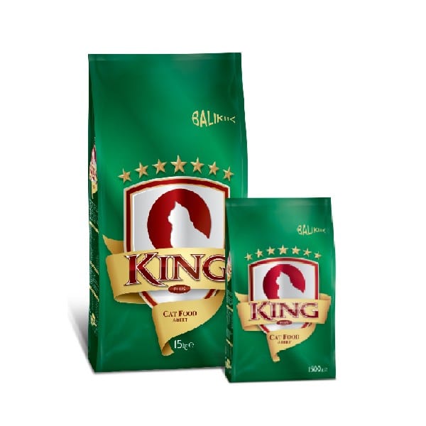 King Plus Fish Adult Cat Food 1. 5kg