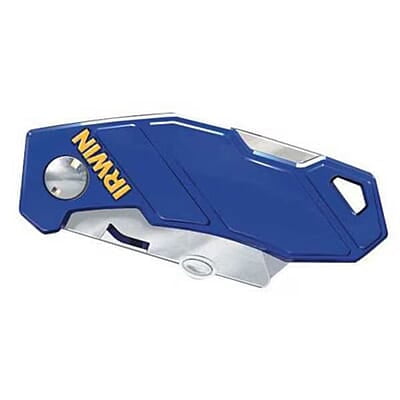 Irwin Blue Compact Folding Utility Knife Irwin Blue Compact Folding Utility Knife