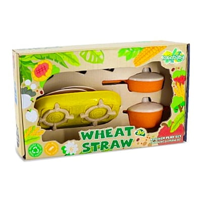 Kolinbaby Wheat Straw Kitchen Playset - Cookware
