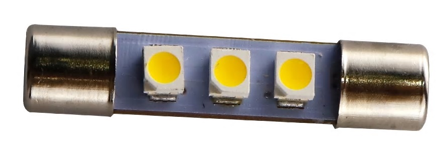 8V LED Fuse Lamp, Warm White (L-12/LEDWW) 8V LED Fuse Lamp, Warm White (L-12/LEDWW)