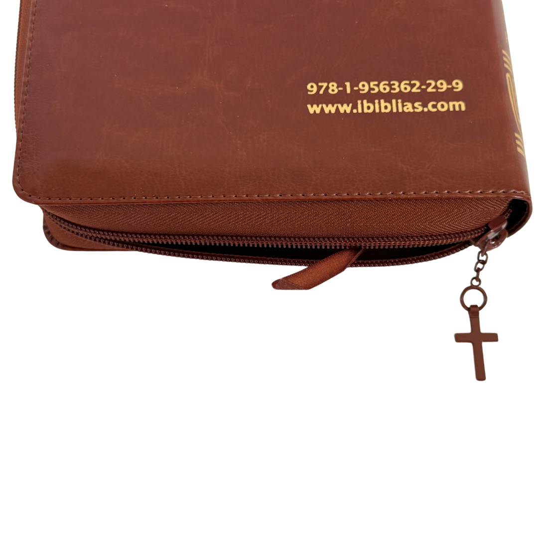 La Biblia Latinoamérica de Lujo Marrón, Letra Grande, Imitación piel, Cierre e Índice La Biblia Latinoamérica de Lujo Marrón, Letra Grande, Imitación piel, Cierre e Índice