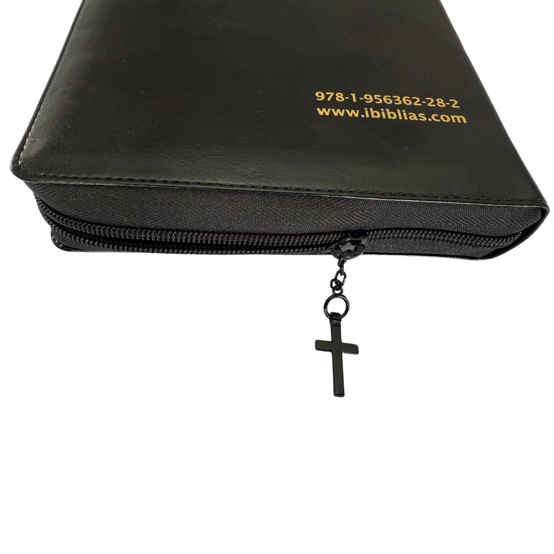 La Biblia Latinoamérica de Lujo Negra, Letra Grande, Imitación piel, Cierre e Índice La Biblia Latinoamérica de Lujo Negra, Letra Grande, Imitación piel, Cierre e Índice