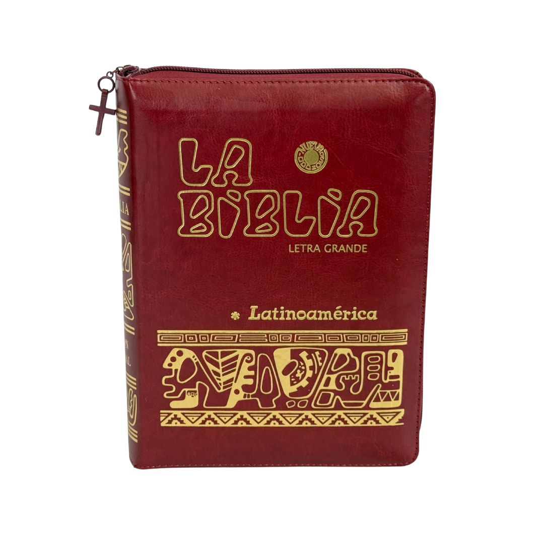 La Biblia Latinoamérica de Lujo Rojo, Letra Grande, Imitación piel, Cierre e Índice La Biblia Latinoamérica de Lujo Rojo, Letra Grande, Imitación piel, Cierre e Índice