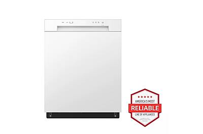 LG® LDFC2423W 24" Front Control Dishwasher with LoDecibel Operation and Dynamic Dry™