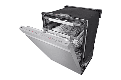 24-inch Top Control Smart Dishwasher in Smudgeproof Stainless Steel with One Hour Wash & Dynamic Heat Dry TrueSteam® Cleaning, Adjustable 3rd Rack, 42 dBA - ENERGY STAR®