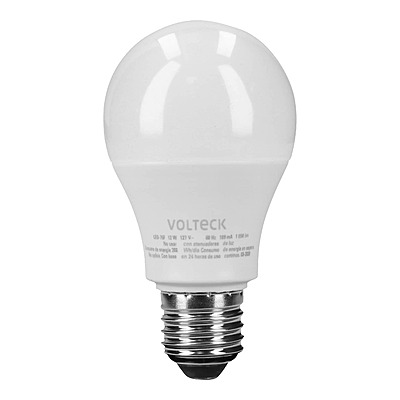 Lámpara LED A19 12 W (equiv. 75W) luz de día blíster Volteck - LED-75F / 46860