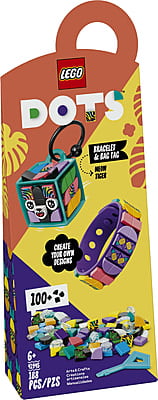 LEGO Dots 41945 Neon Tiger Bracelet & Bag Tag