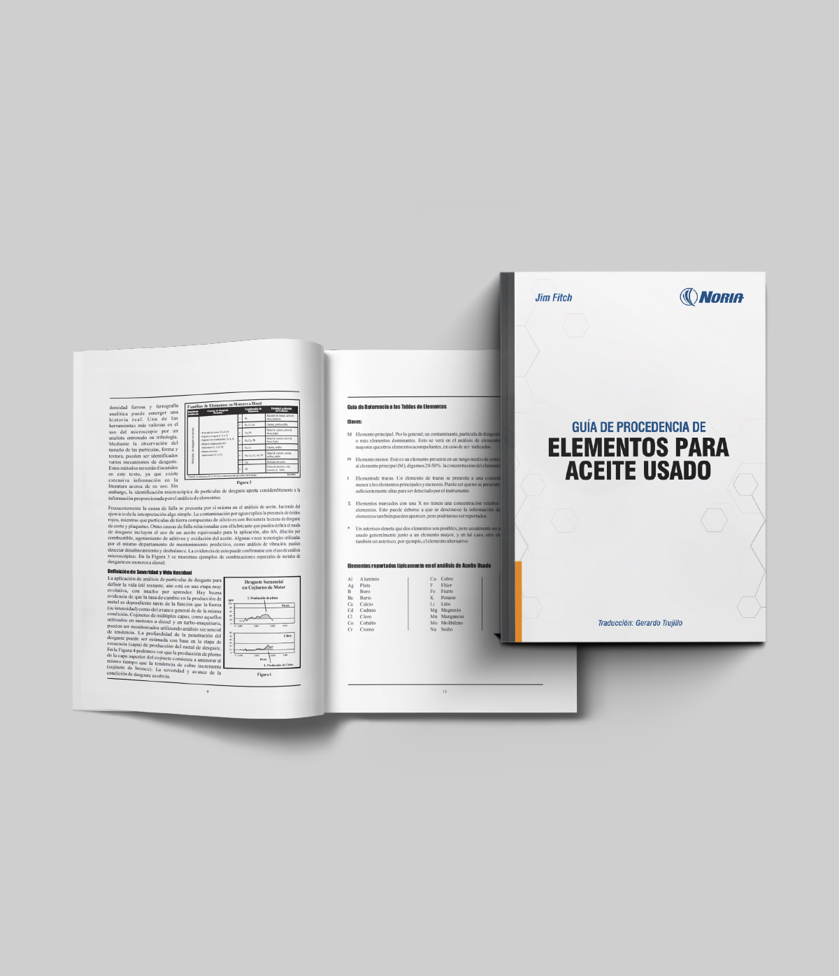 Libro impreso: Guía de procedencia de elementos para aceite usado