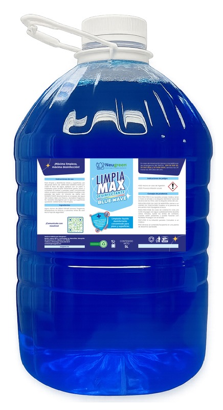 LIMPIA MAX DESINFECTANTE - 5L - BLUE WAVE