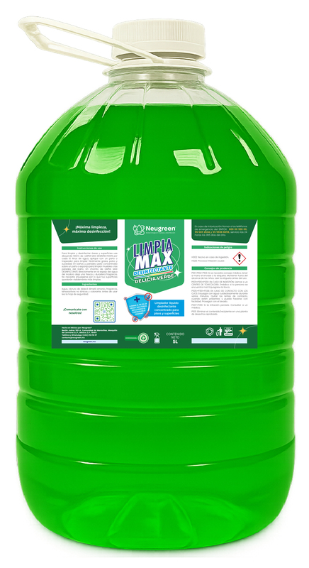 LIMPIA MAX DESINFECTANTE - 5L - MANZANA PERA
