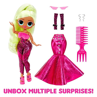 LOL Surprise OMG Lady Diva Fashion Doll with Multiple Surprises