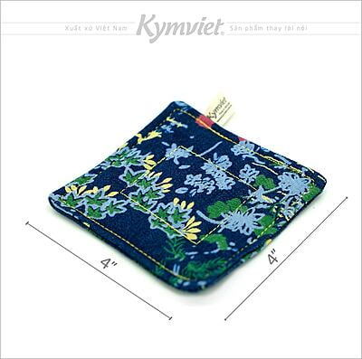Miếng Lót Cốc, Lót Ly KYMVIET Chất Liệu Vải Bò In Họa Tiết 100% Handmade, Thấm Hút Tốt Miếng Lót Cốc, Lót Ly KYMVIET Chất Liệu Vải Bò In Họa Tiết 100% Handmade, Thấm Hút Tốt