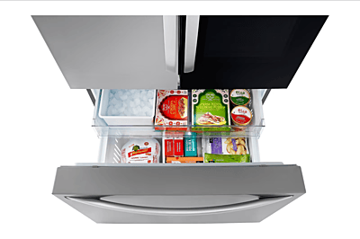27 cu. ft. Smart InstaView® Counter-Depth MAX™ French Door Refrigerator