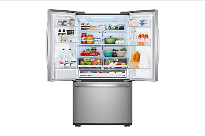 LG 36" Stainless 3 Door Refrigerator w/water, ice 29 cu.ft