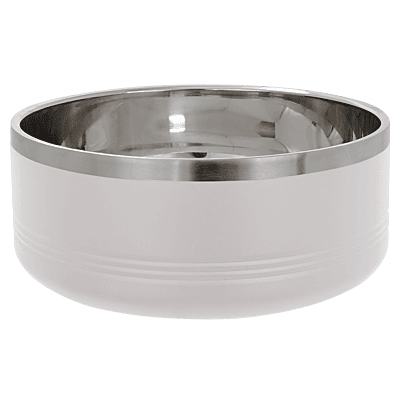 White 1.25 Quart Serving Bowl with Lid