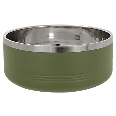 Olive Green 1.25 Quart Serving Bowl with Lid