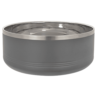 Gray 3 Quart Serving Bowl with Lid