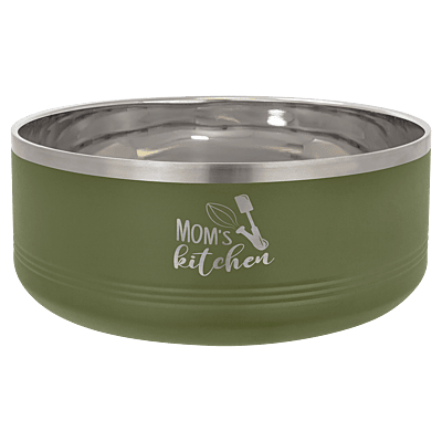 Olive Green 3 Quart Serving Bowl with Lids