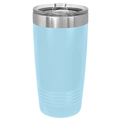 Light Blue 20 oz. Polar Camel Ringneck Tumbler with Slider Lid