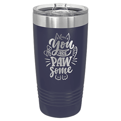 Navy Blue 20 oz. Polar Camel Ringneck Tumbler with Slider Lid