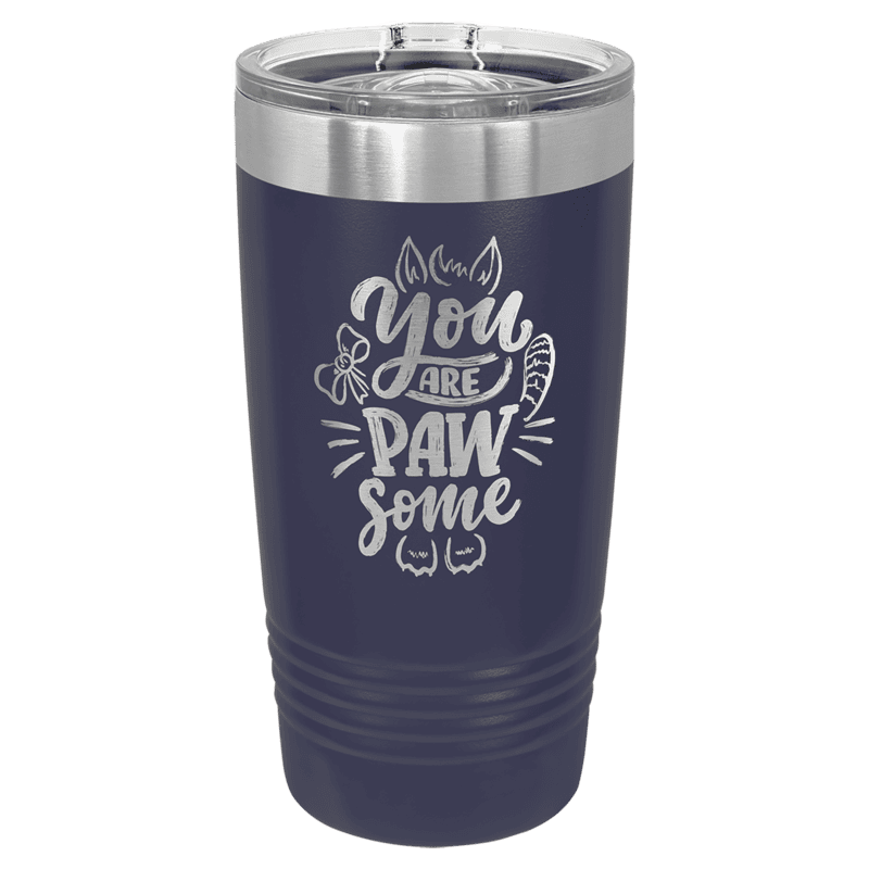 Navy Blue 20 oz. Polar Camel Ringneck Tumbler with Slider Lid
