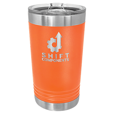 Orange Polar Camel 16 oz. Pint
