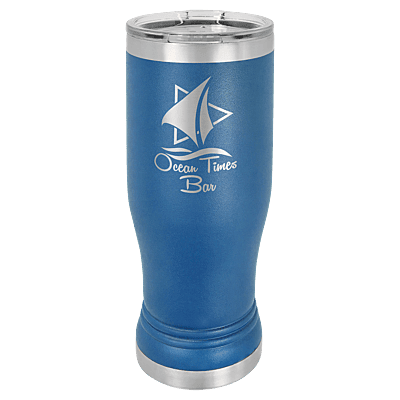 Royal Blue Polar Camel 14 oz. Pilsner