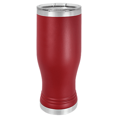 Maroon Polar Camel 20 oz. Pilsner