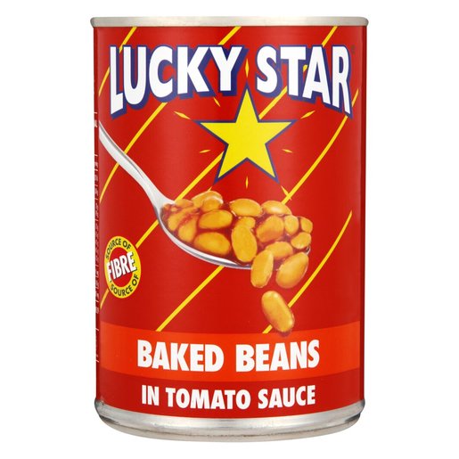 LUCKY STAR  BAKED BEANS IN TOMATO SAUCE 12X410G