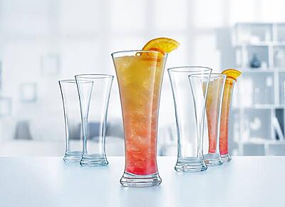 Marigues طقم كاسات عصير لومبنارك 6 كاسات