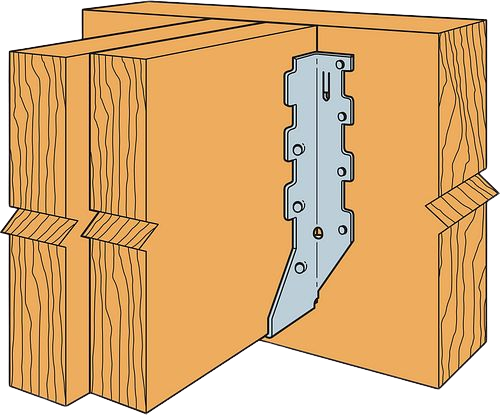 Simpson Strong-Tie Wood Conn - Solid Lumber Conn - Face-Mount Hanger LUS for Double