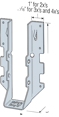 Simpson Strong-Tie Wood Conn - Solid Lumber Conn - Face-Mount Hanger LUS Simpson Strong-Tie Wood Conn - Solid Lumber Conn - Face-Mount Hanger LUS