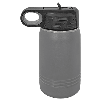 Dark Gray 12 oz. Polar Camel Water Bottle