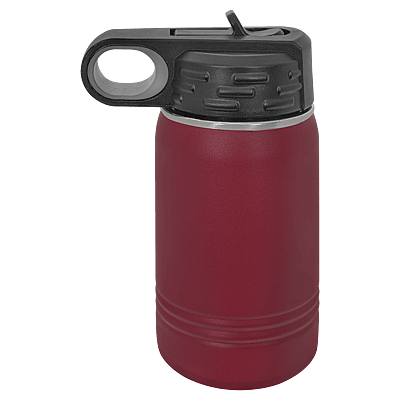 Maroon 12 oz. Polar Camel Water Bottle