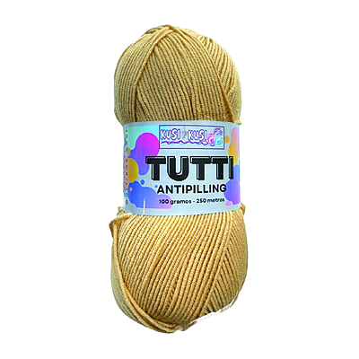 Lana Acrílica Tutti Col 436 Beige Paquete X 5 ovillos X 100 gramos