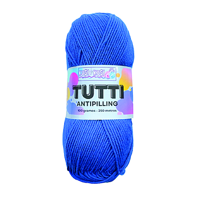 Lana Acrílica Tutti Col 459 Azul Hortensia Paquete X 5 ovillos X 100 gramos