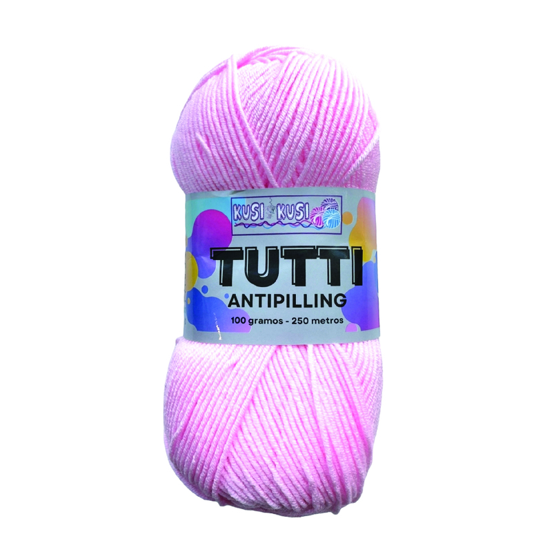 Lana Acrílica Tutti Col 465 Rosado Claro Paquete X 5 ovillos X 100 gramos Lana Acrílica Tutti Col 465 Rosado Claro Paquete X 5 ovillos X 100 gramos