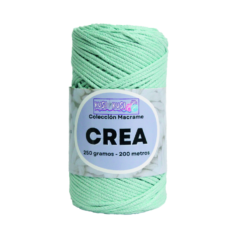 Cordon Crea # 25 Verde Menta Paquete X 4 ovillos X 250 Gramos Cordon Crea # 25 Verde Menta Paquete X 4 ovillos X 250 Gramos