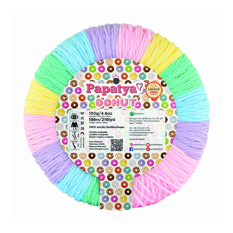 Lana Donut Col 101  Paquete X 4 Ovillos X 130 Gramos