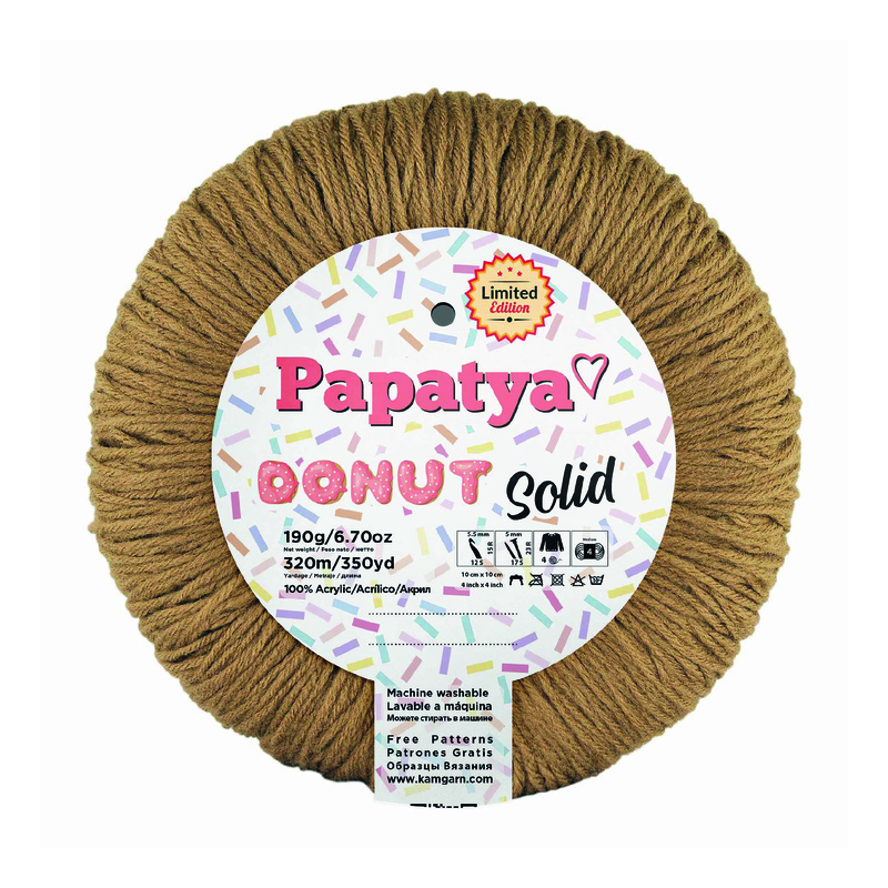 Lana Donut Solid Col 109  Paquete X 3 Ovillos X 190 Gramos