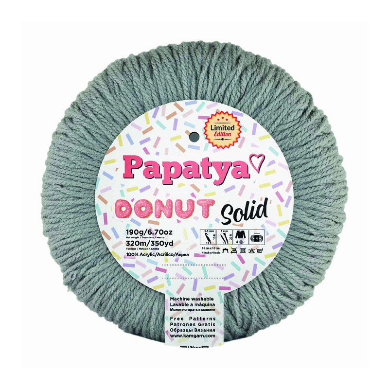 Lana Donut Solid Col 111 Paquete X 3 Ovillos X 190 Gramos