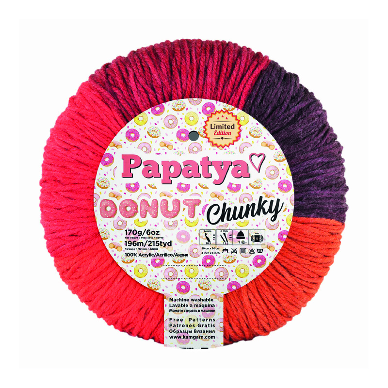 Lana Donut Chunki Col 007  Paquete X 3 Ovillos X 170 Gramos