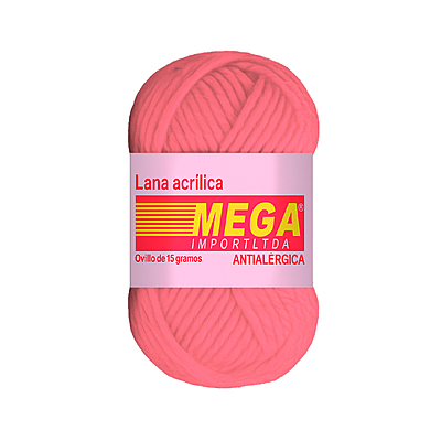 Lana Escolar Mega Curuba Claro 33 Paquete X 10 Ovillos X 15Gramos