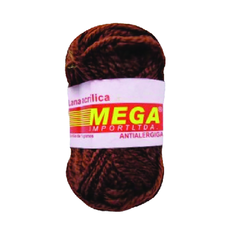 Lana Escolar Mega Café 14 Paquete X 10 Ovillos X 15Gramos Lana Escolar Mega Café 14 Paquete X 10 Ovillos X 15Gramos
