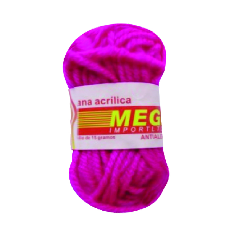 Lana Escolar Mega Fucsia 12 Paquete X 10 Ovillos X 15Gramos Lana Escolar Mega Fucsia 12 Paquete X 10 Ovillos X 15Gramos