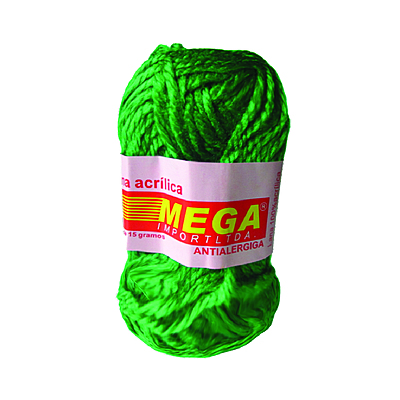 Lana Escolar Mega Verde Navidad 10 Paquete X 10 Ovillos X 15Gramos